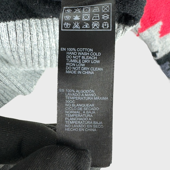 21 Men American Brand Multi-Color Geometric Pattern Sweatshirt - Picture 8 of 9